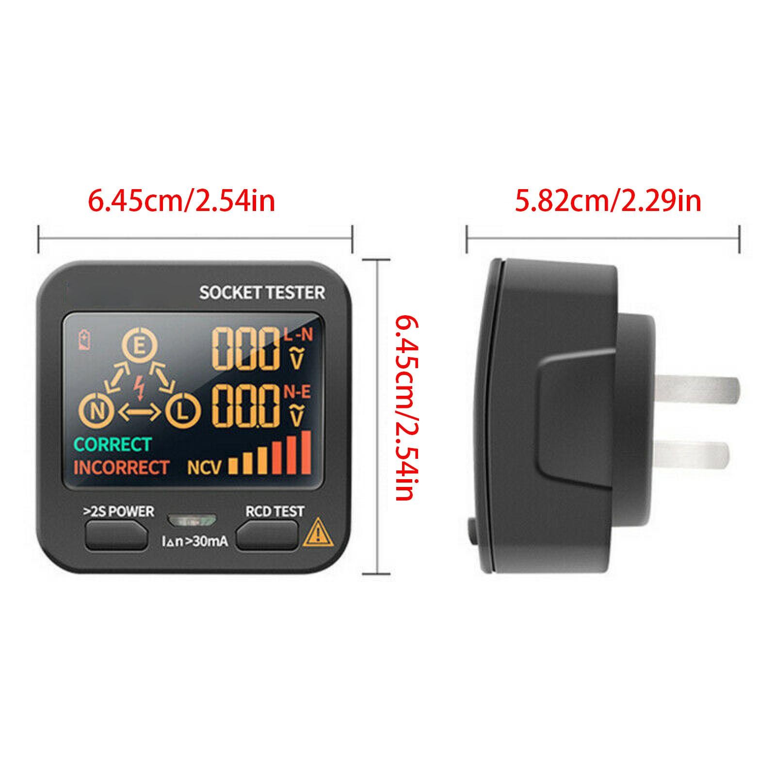 New US Plug AC11 Socket Tester Digital Display Voltage Checker Detector Tool