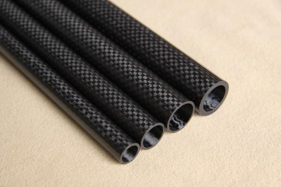 3K Carbon Fiber Tube x 500mm 10mm 11 12mm 14 15mm 16mm 17 18mm 19 20mm UK