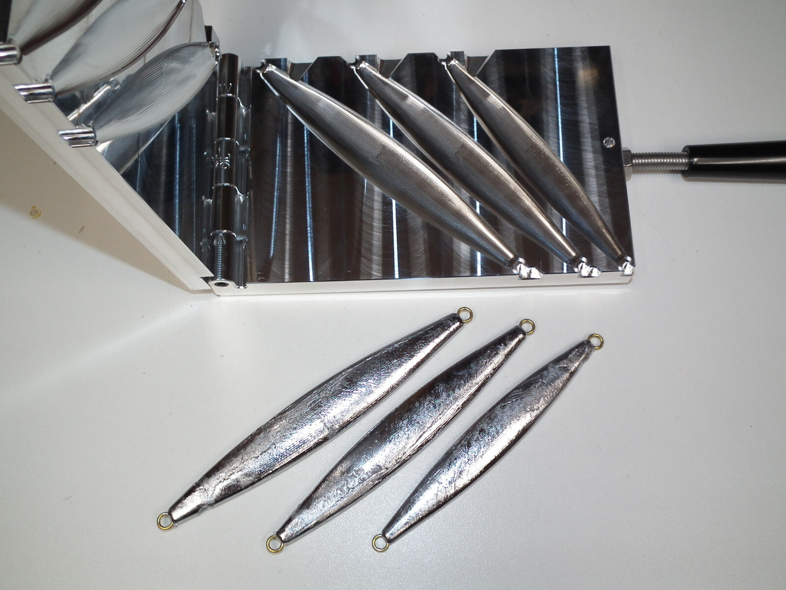 Saltwater Fish Jig -5 mold 5,7,9oz CNC Aluminum USA 3RD