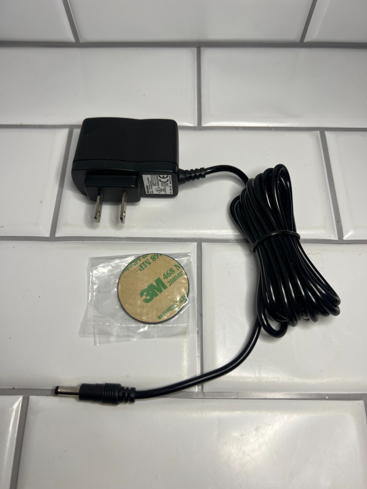 Rikaline GPS-6033 Replacement Wall Plug Power Charger Cord & Easy Place Pad
