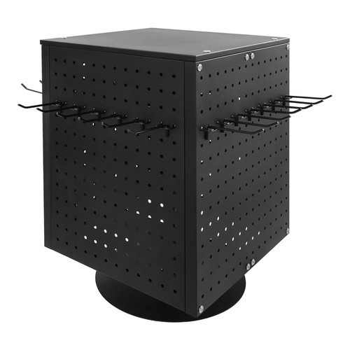 Pegboard Rotating Display Stand 4 Sided Spinning Peg Board Display Peg Board USA