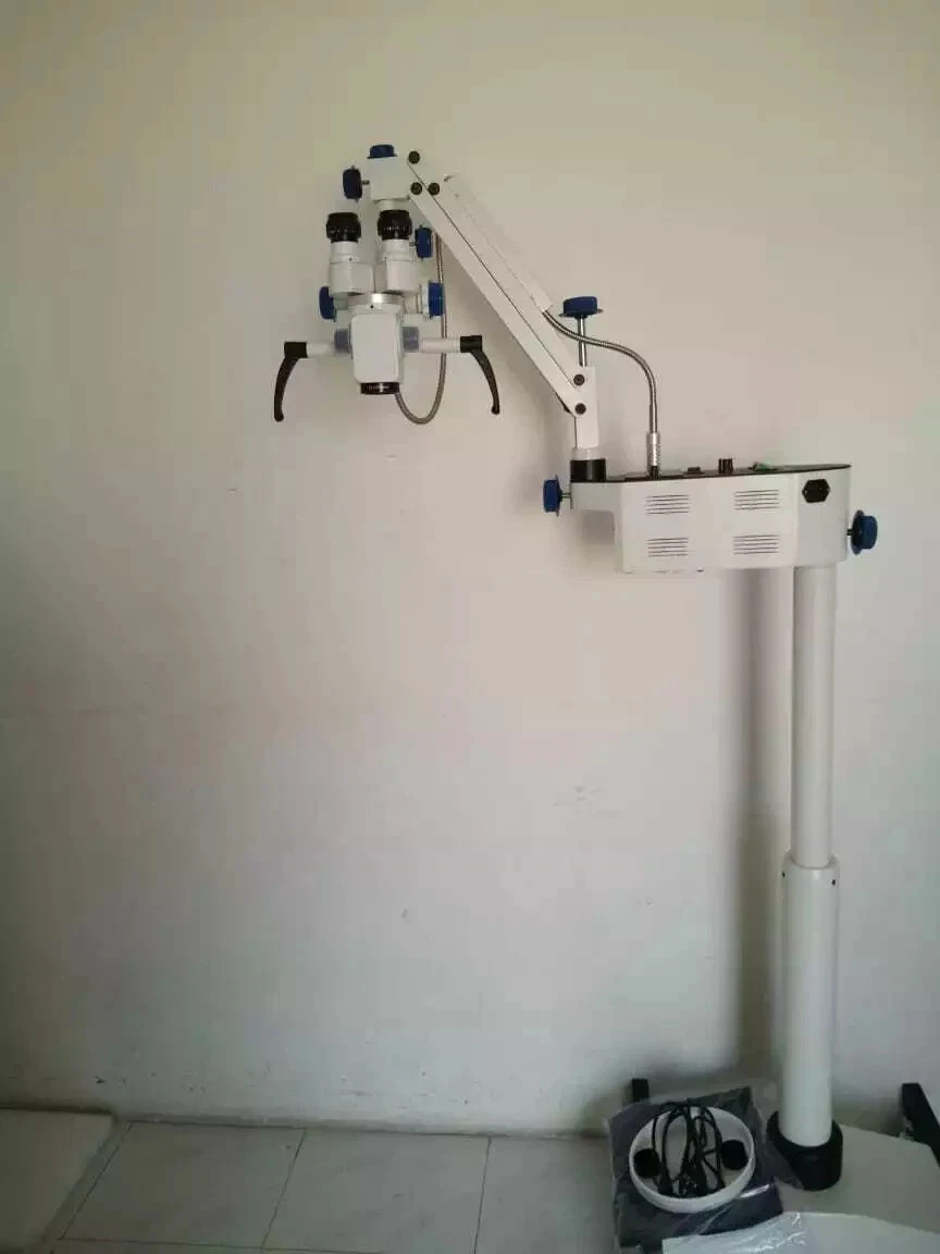 Surgical ENT Microscope with 3 step Magnifications - White Colour