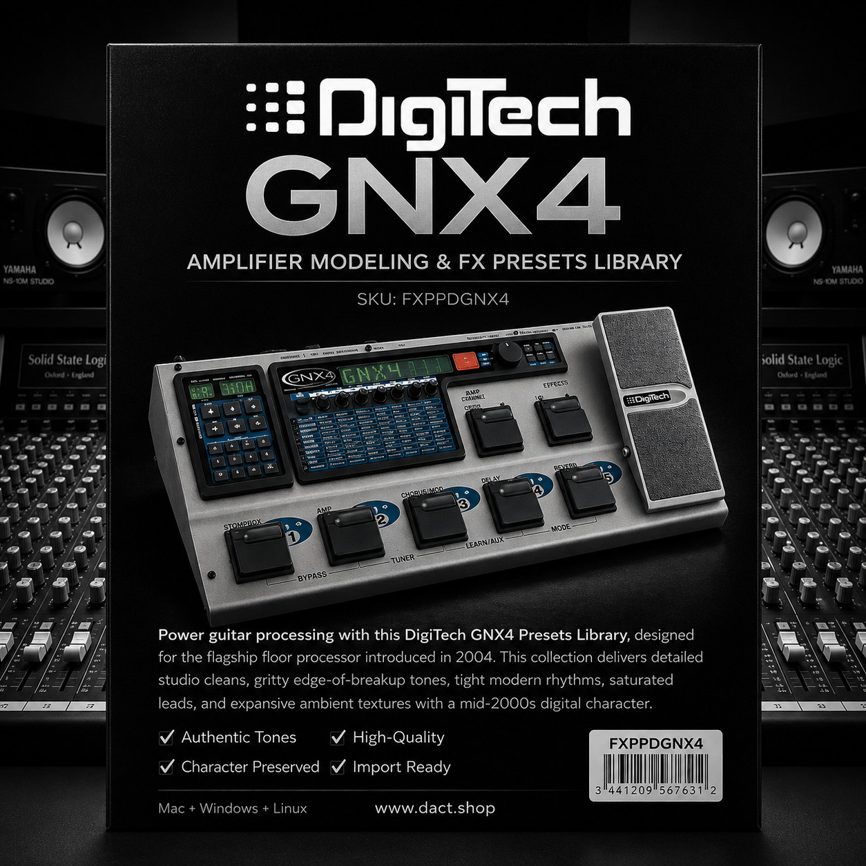 DigiTech GNX4 Guitar Multi-FX Presets Library