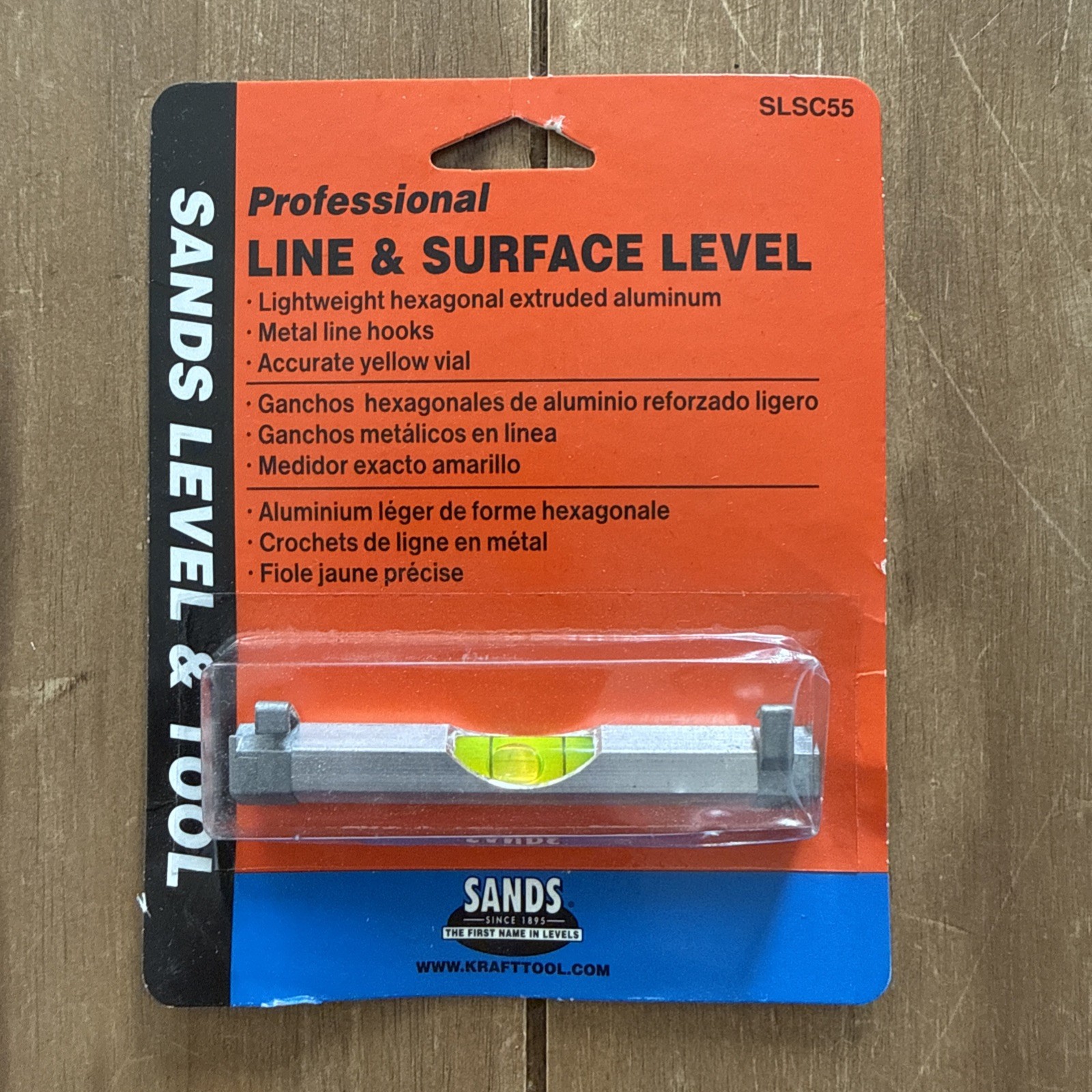 Sands Level & Tool SLSC55 3" Aluminum Professional Line & Surface Level New