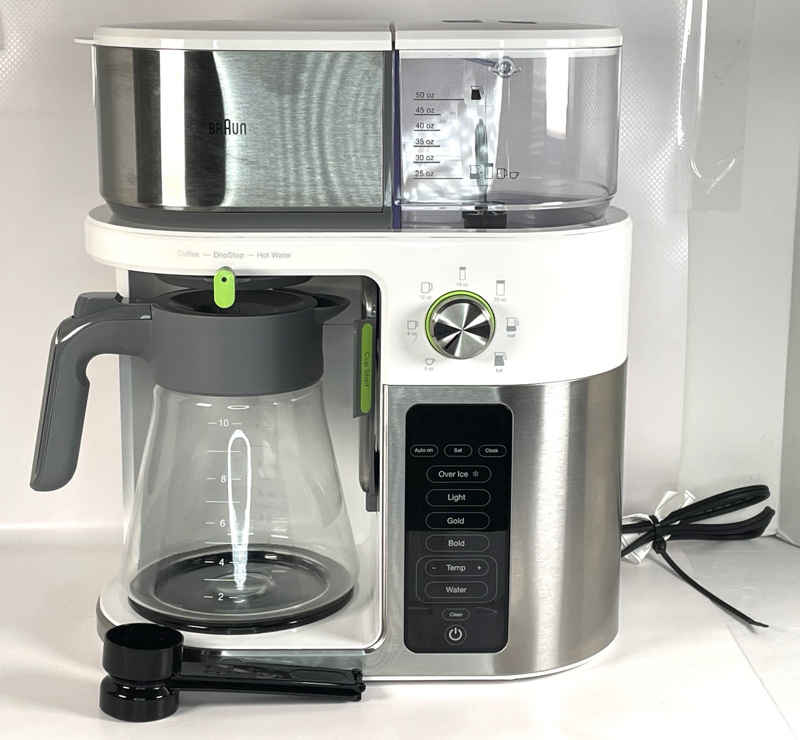 Braun KF9150 MultiServe Coffee Machine 7 Programmable Brew Sizes 24 hr timer EUC