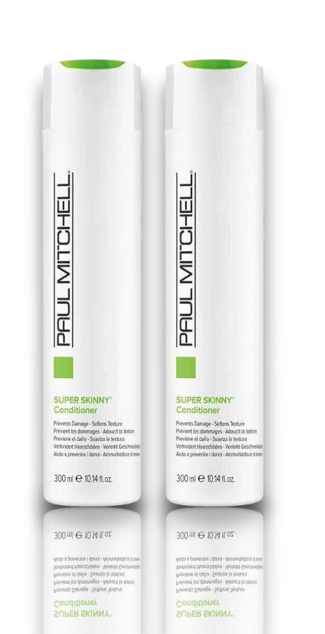 2 x Paul Mitchell Super Skinny Conditioner Prevents Damage Softens Texture 10.14