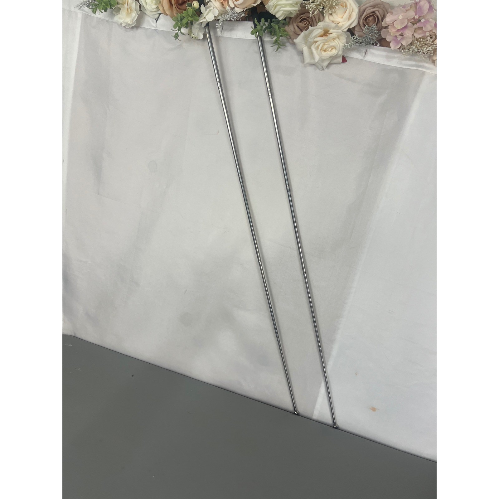 2 Pack Retractable Telescopic Teacher Pointer Hand Presenter Classroom Silver