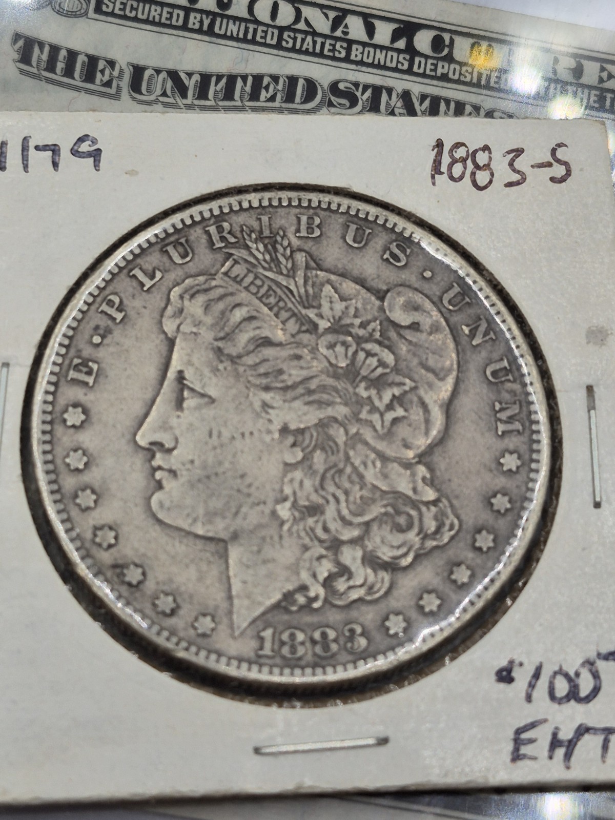 1883 S Morgan Silver Dollar - San Francisco Mint - Semi-Key Date - 1179