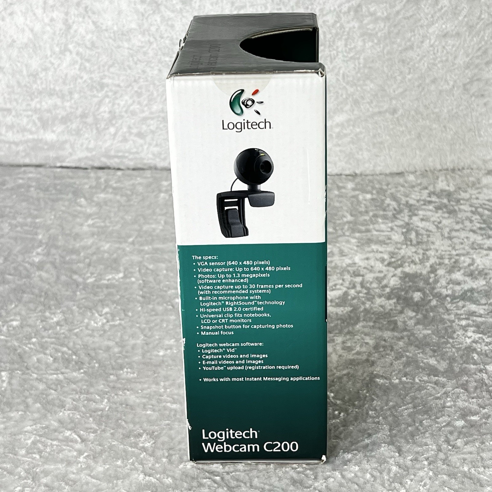 Logitech C200 Webcam - 960-000415 - New