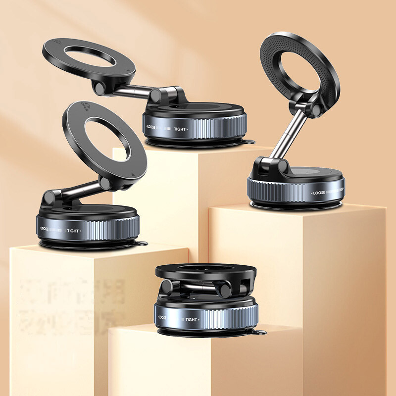 360° Magnetic Phone Holder Car Mount Stand For iPhone 16 15 14 Pro Max Samsung