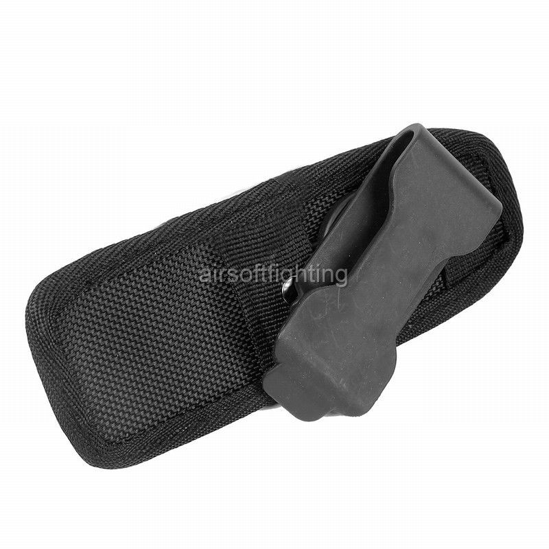 5pcs LED Flashlight Holder Carry Belt Pouch Holster Torch 360 Degrees Rotatable