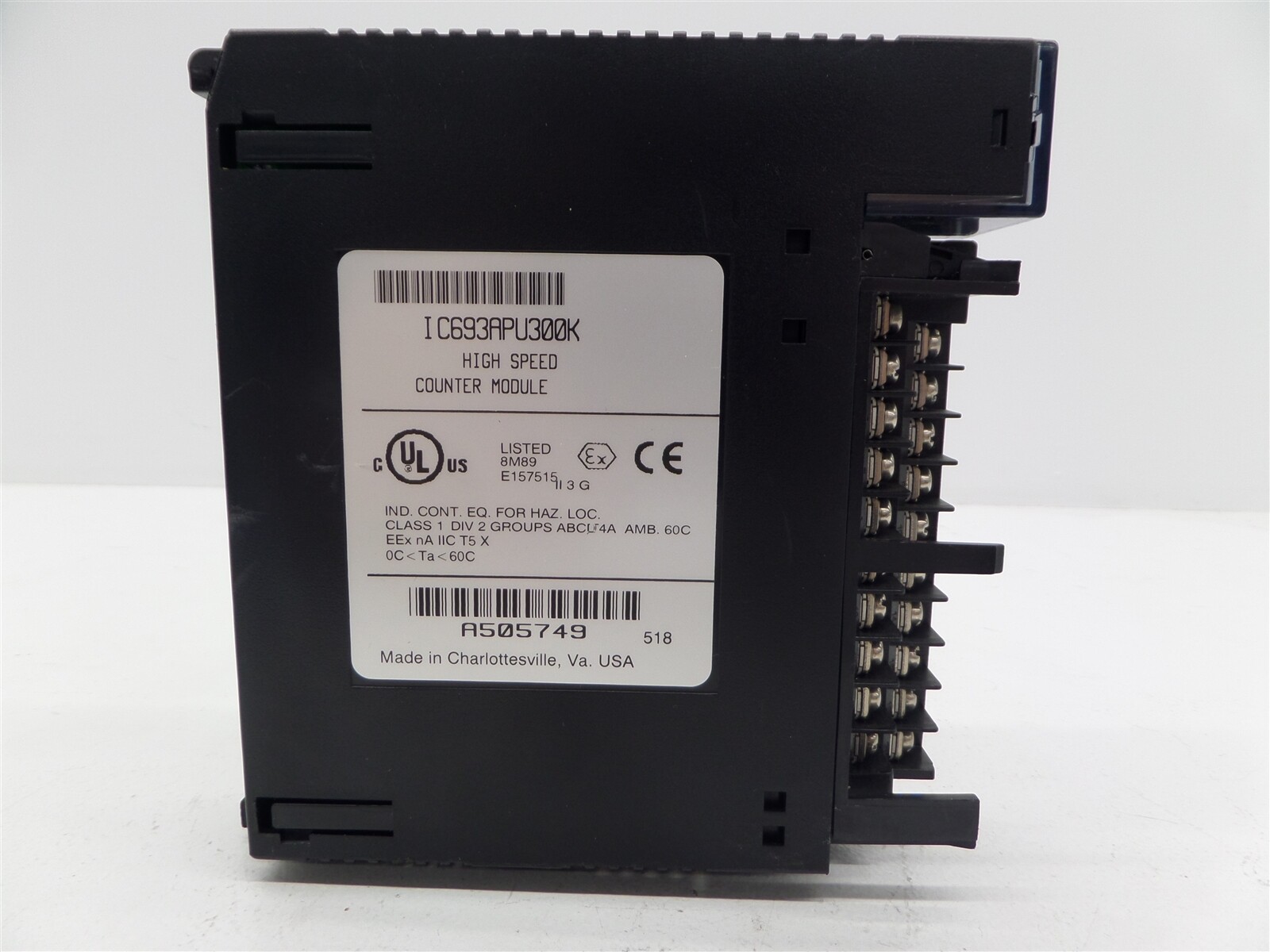 GE Fanuc IC693APU300K High Speed Counter Module