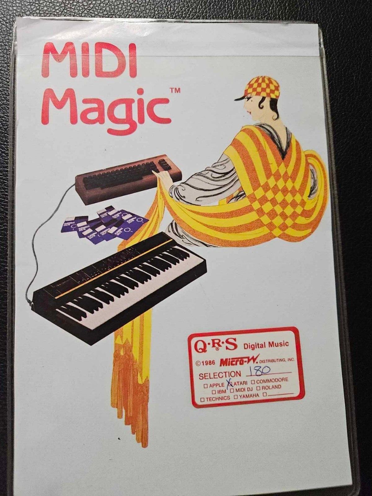 MIDI Magic Q R S Digital Music # 180 by Micro-W DISTRIBUTING or Atari