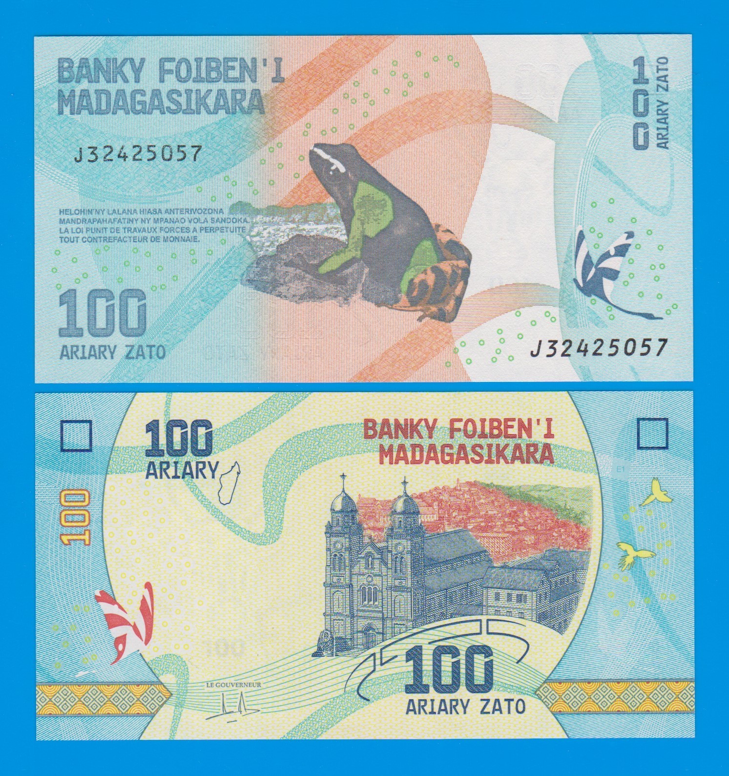 Madagascar 100 Ariary, 2017, P 97, UNC