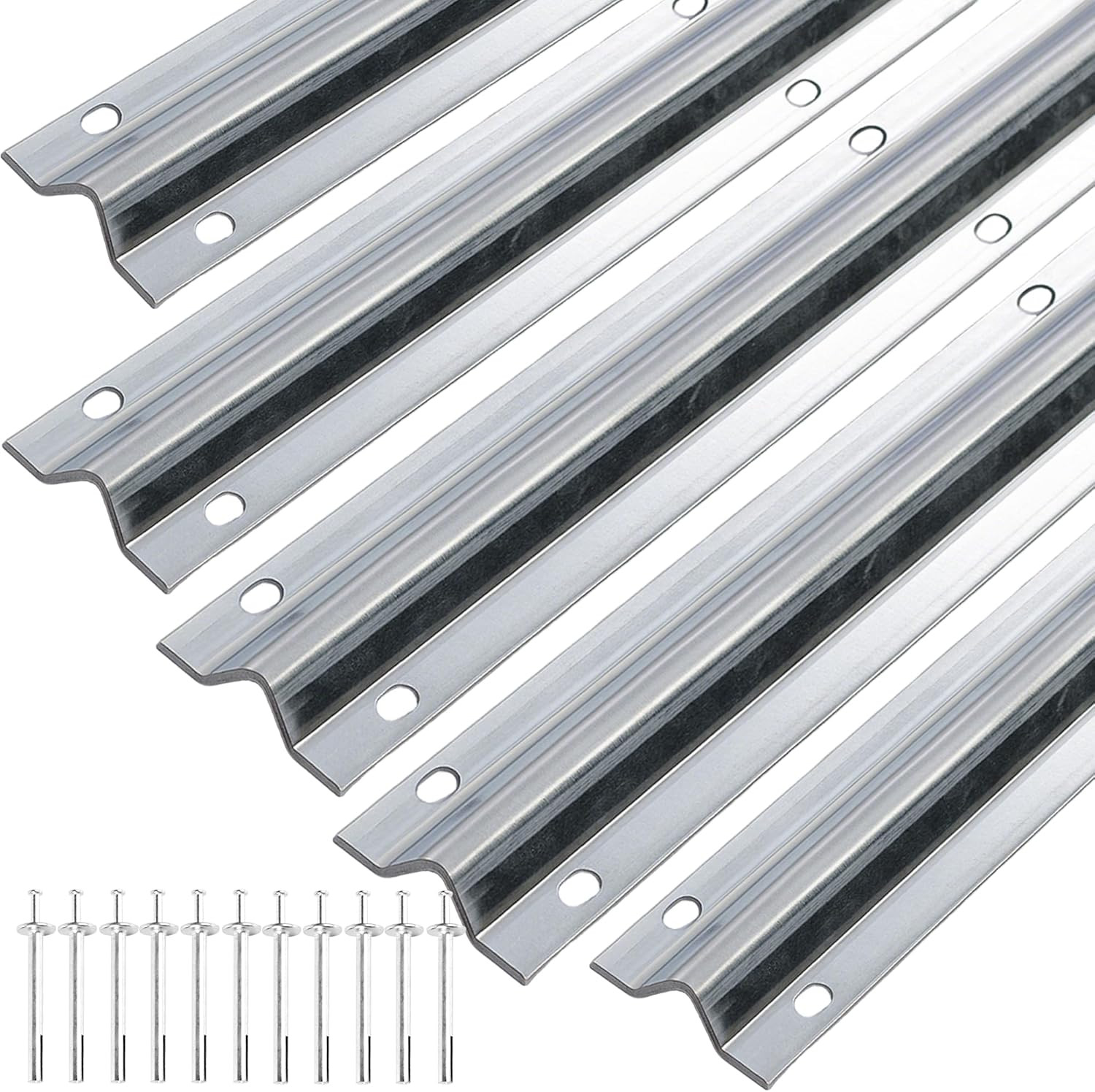 30 Ft V-Track Galvanized Inverted V Track with Hammer Drive in Anchors for Slidi