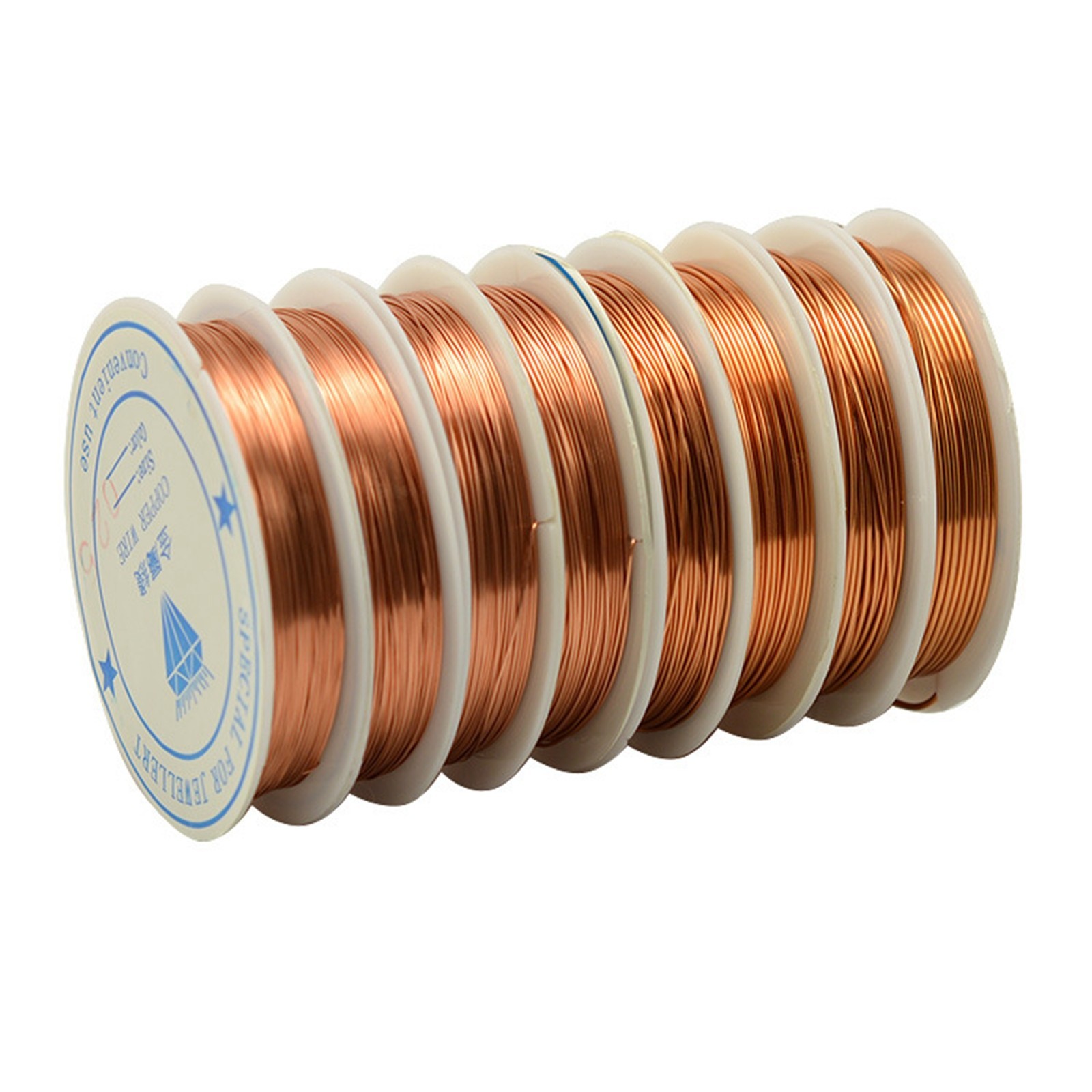 2 Roll  Brass & Copper Twisted Wire for Jewelry Making Craft Wire Beading