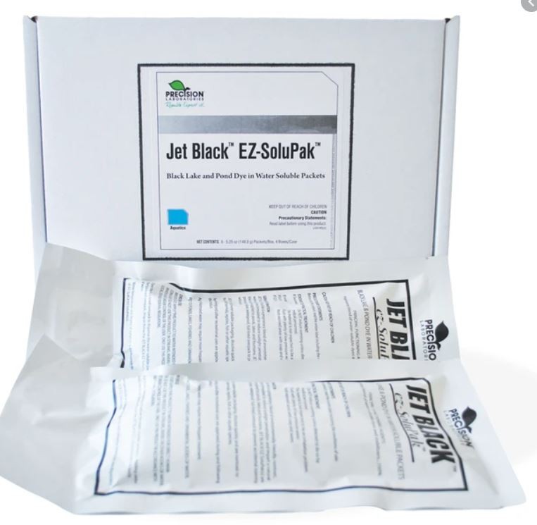 Jet Black EZ SoluPak Lake & Pond Dye - 6 X 5.25 Oz - 6 x 5.25 Ounce Box