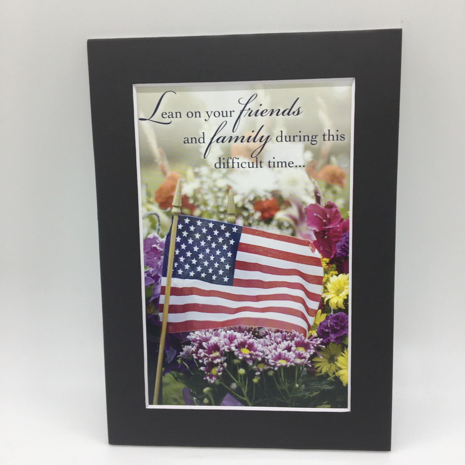 New Handmade 5x7 (Matted 4x6) Religious Inspirational Patriotic Free Ship 341