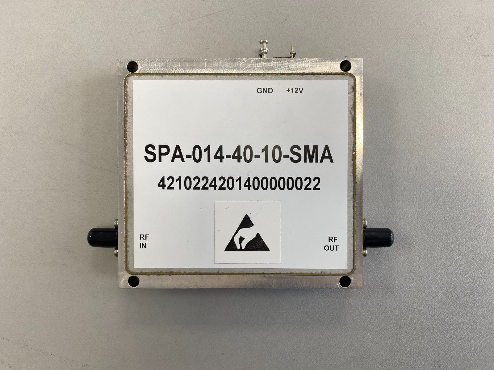 RF POWER AMPLIFIER 1.2-1.4GHz 40db 40dbm 10W 12V SPA-014-40-10-SMA  10 Watts