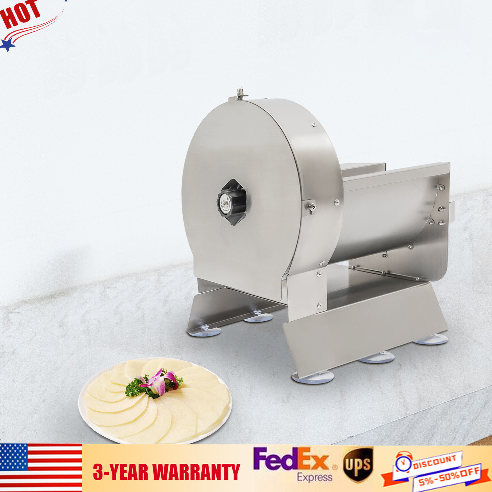 Electric & Hand Dual-purpose Vegetable Fruit Dicer Onion Tomato Slicer Chopper