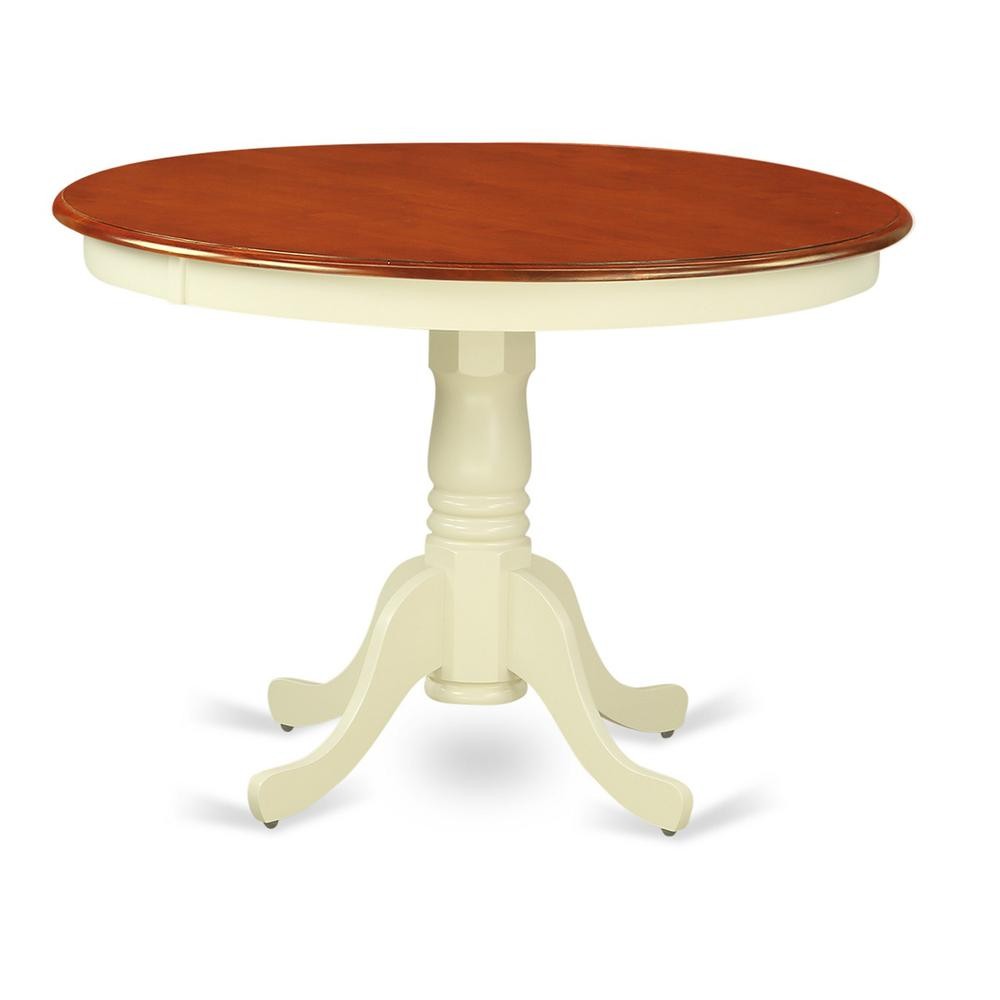 3 Pc set with a Round Kitchen Table and 2 Wood Dinette Chairs ...