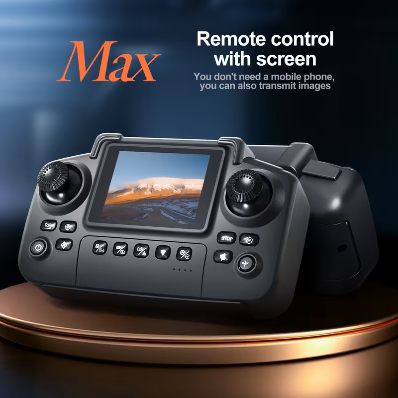 4K HD Camera Drone WiFi FPV RC Foldable Dual Camera with 3 Batteries