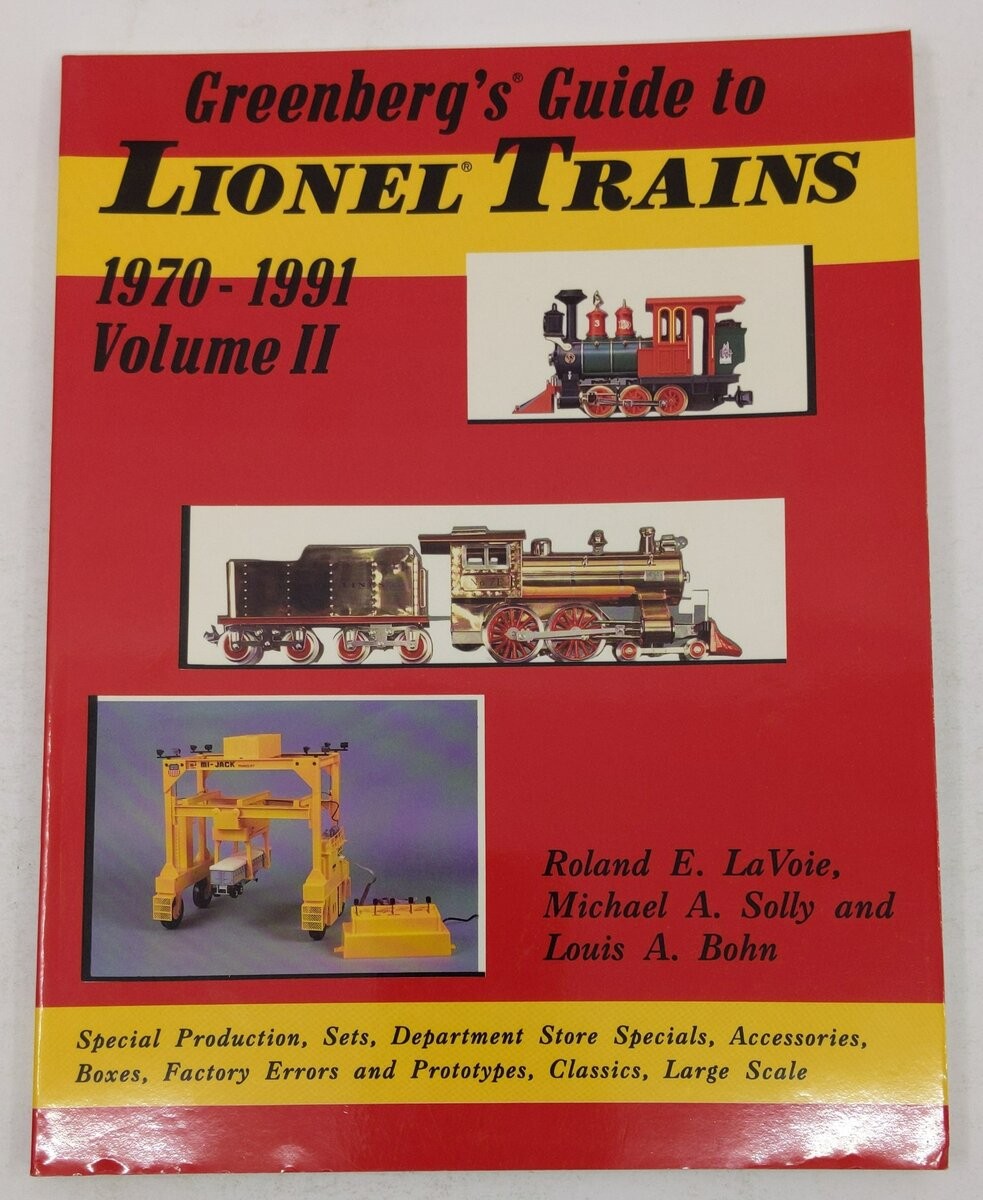 Greenberg's Guide to Lionel Trains, 1970-1991 Vol.2 Paperback Book EX