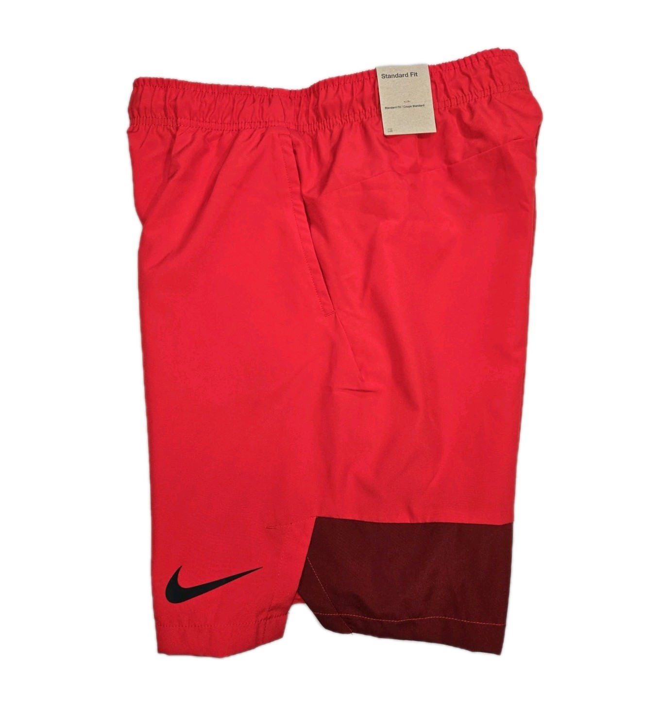 Mens Nike DriFit Woven Lightweight Training Shorts Red Small 30x8.5 New
