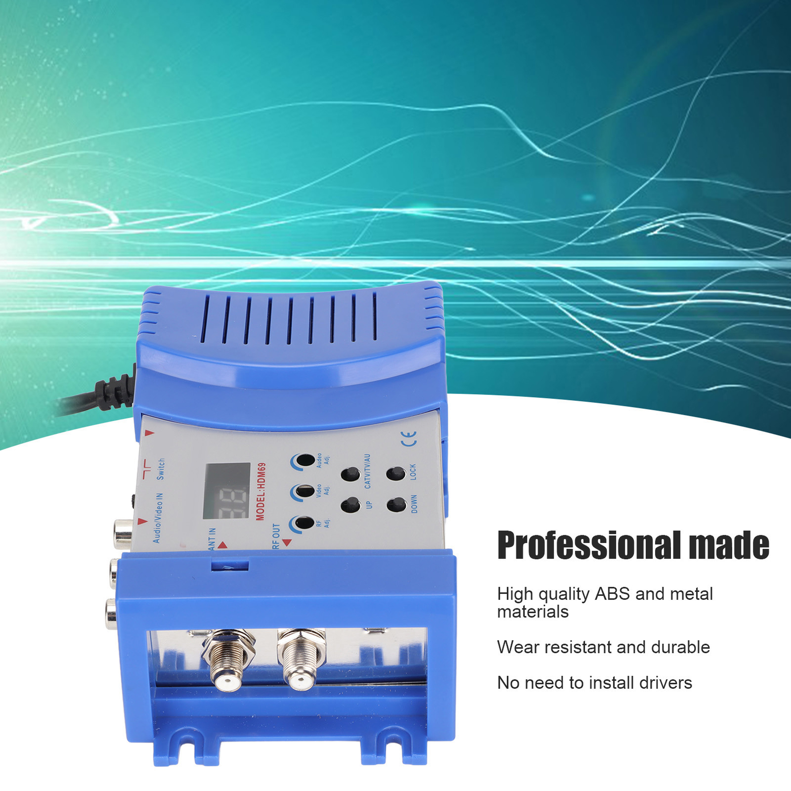 HD Modulator PAL NTSC Format Drive Free HD Multimedia Interface AV-RF Converter
