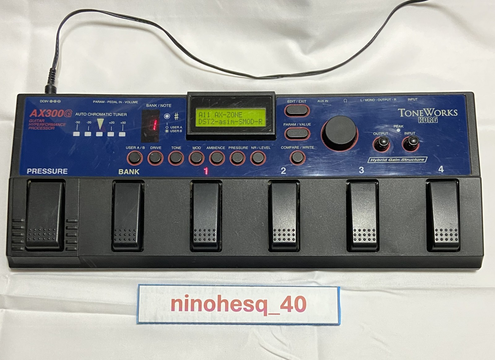 Korg AX300G ToneWorks Guitar Multi Effects Processor Pedal fast ship from japan