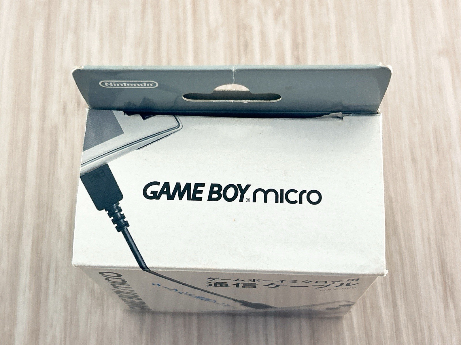 Nintendo GameBoy Micro OEM Link Cable Adapter OXY-008 Complete in Box CIB Tested