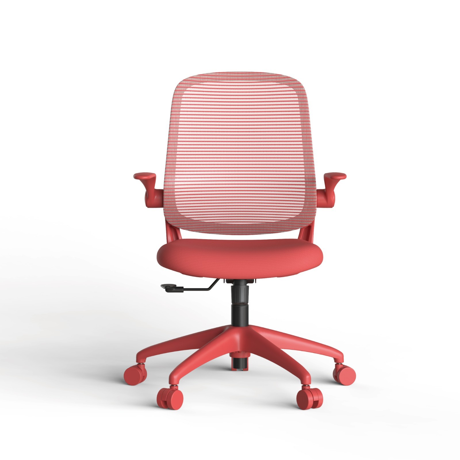 Ergonomic 350LBS Mesh Office Chair Molded Foam Flip Armrest Fireproof