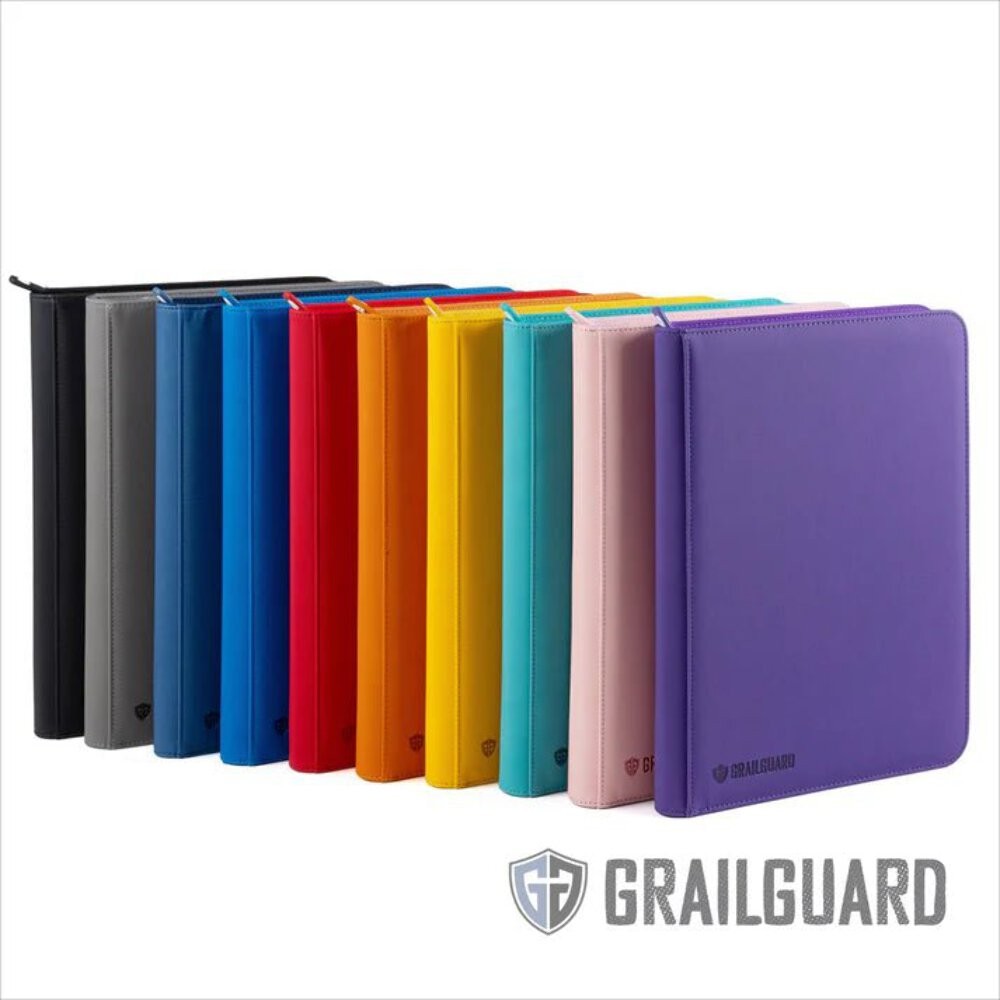 Grail Guard 9-Pocket Premium ZIP Trading Card Binder - 360 Card Capacity