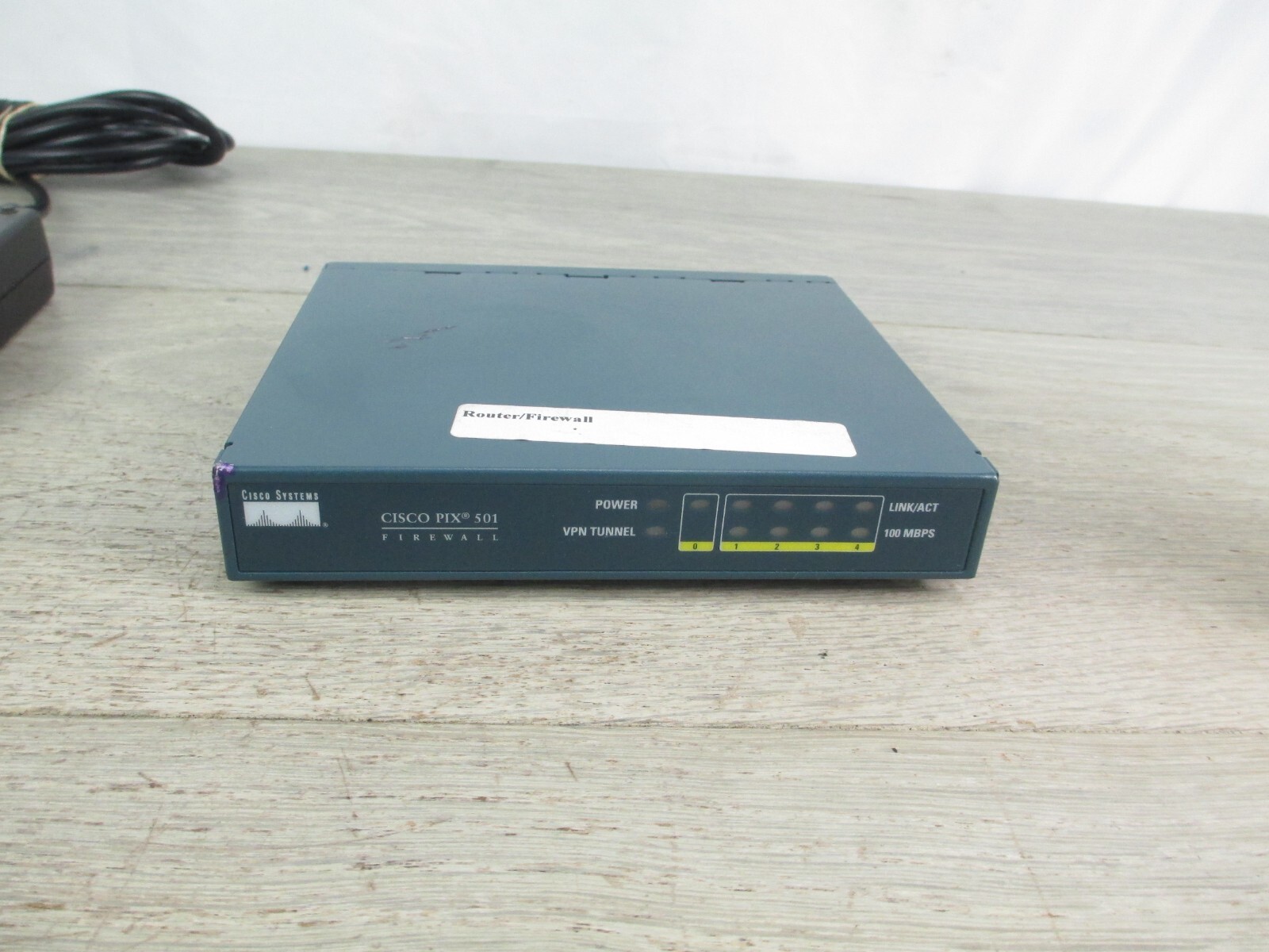 Cisco Pix 501 Firewall With Power Supply Tested ready