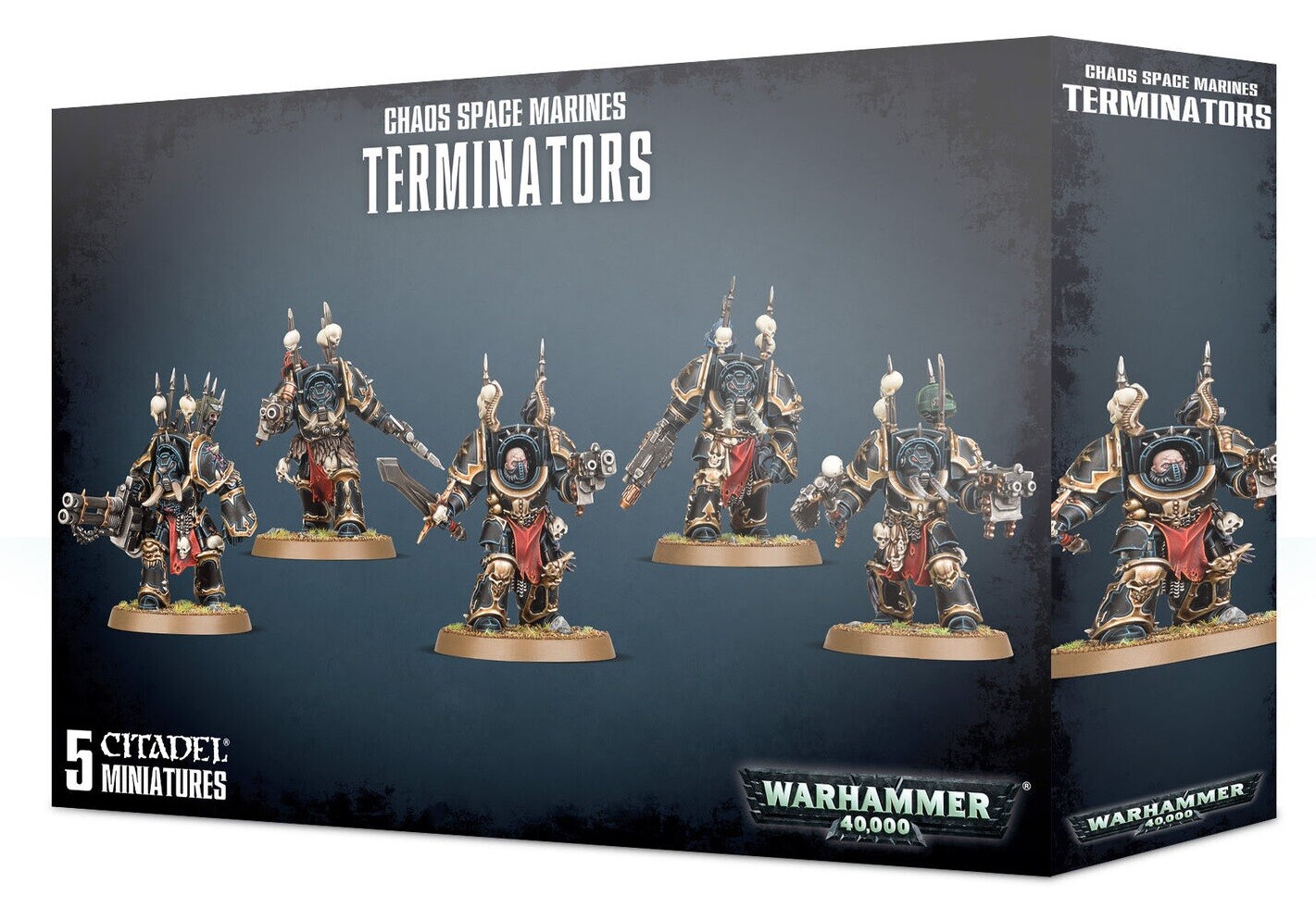 Games Workshop Warhammer 40k Chaos Space Marine Terminators Boxed Set
