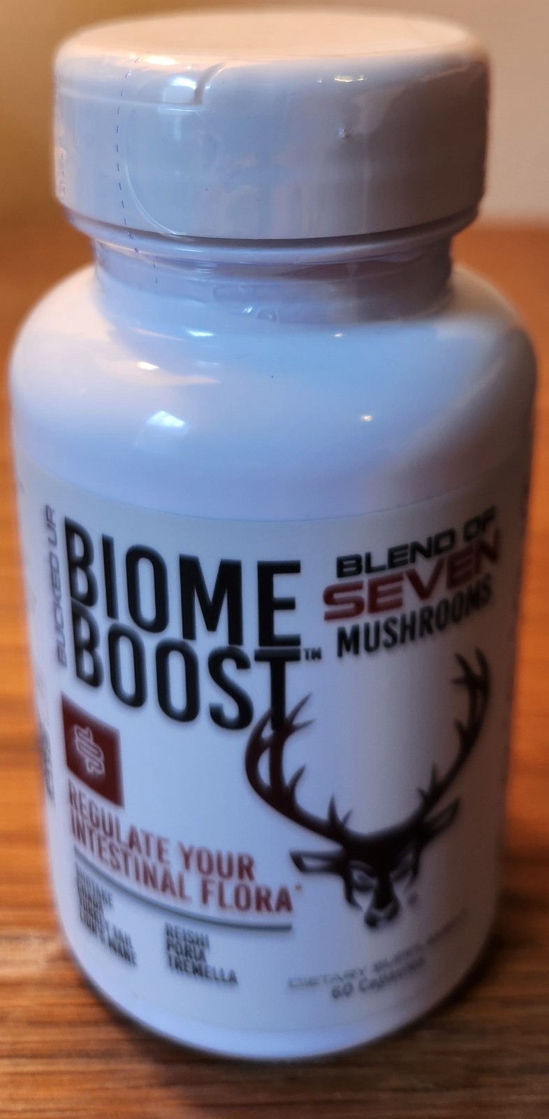 Bucked Up BIOME BOOST Gut/Immune Health Vegan Pill Caps. 30 Servings Exp 11/2027