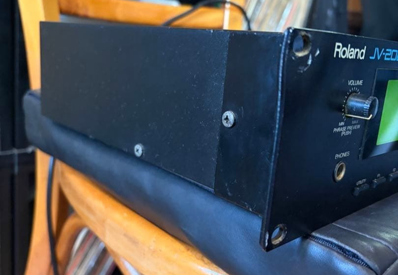 Roland JV-2080 Synth Module Rack LCD Excellent Tested Working from Japan
