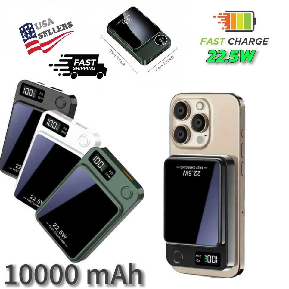 Wireless Power Bank 22.5W 10000mAh Portable Magsafe Charger - USA - Best Price