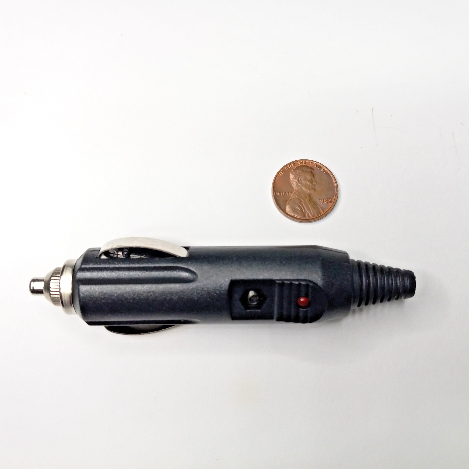 Accessory 12V DC Cigarette Lighter Replacement Plug With Fuse & Power LED