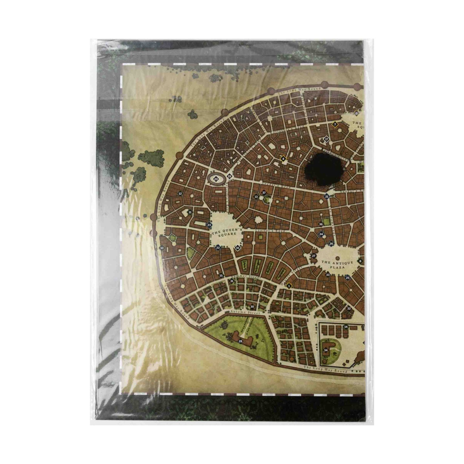 Modiphius Symbaroum Thistle Hold Map EX/Mint