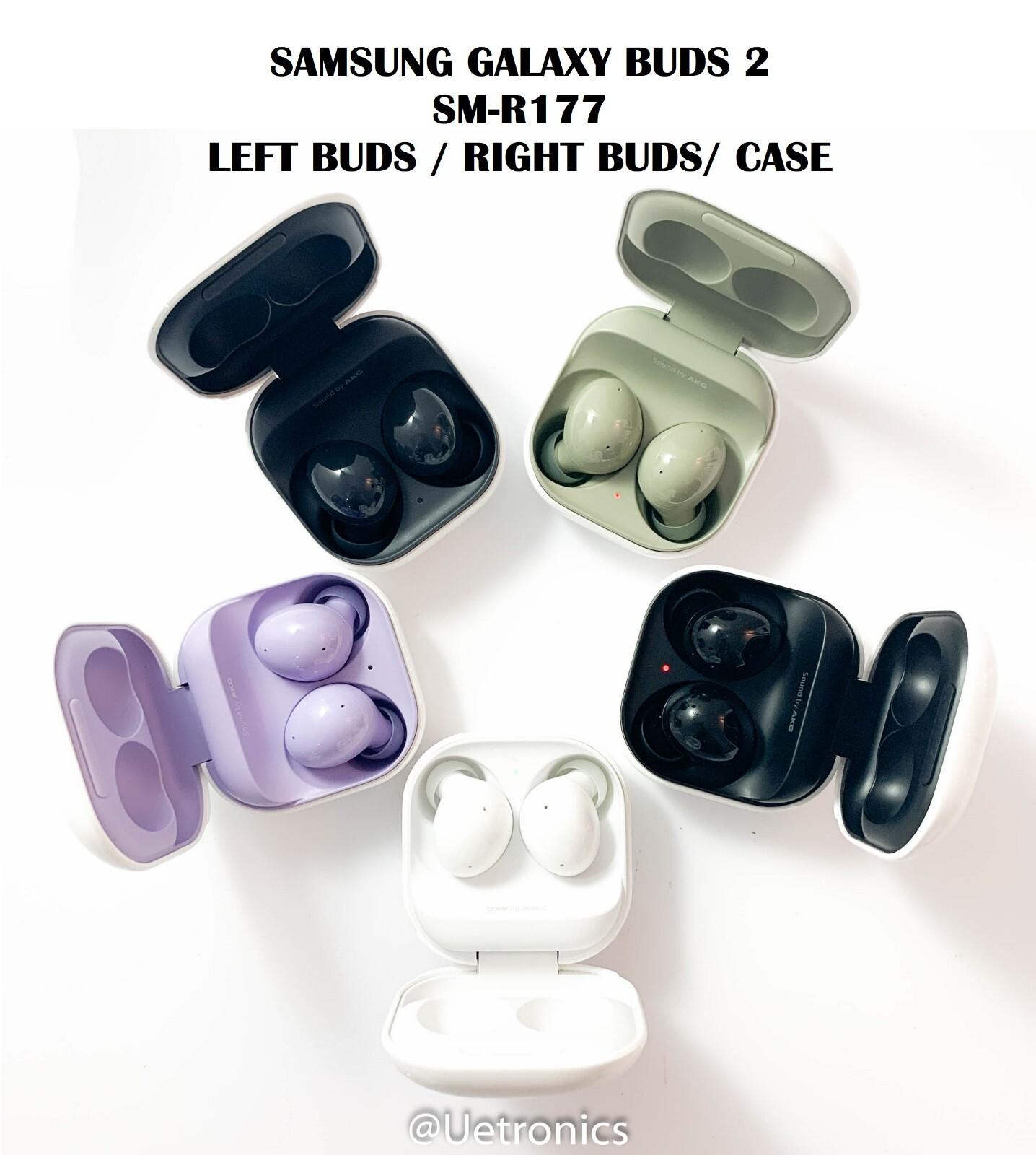 OEM Samsung Galaxy Buds2 SM-R177 Single Earbud Left / Right - Replacement Parts