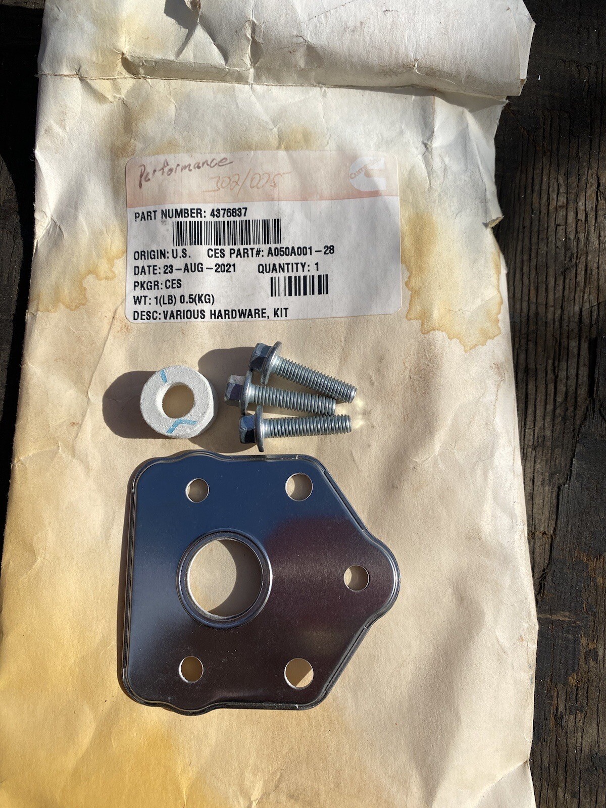 (MC17) Cummins Hardware Kit A050A001-28