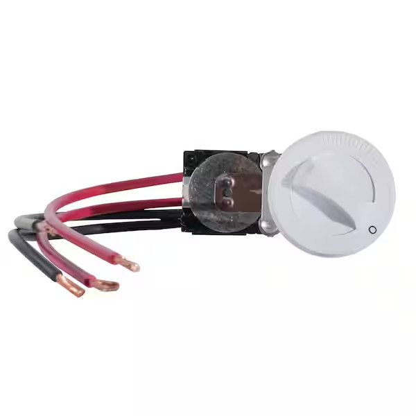 Cadet Thermostat Kit Double-Pole 22 Amp White for In-Wall Electric Heaters