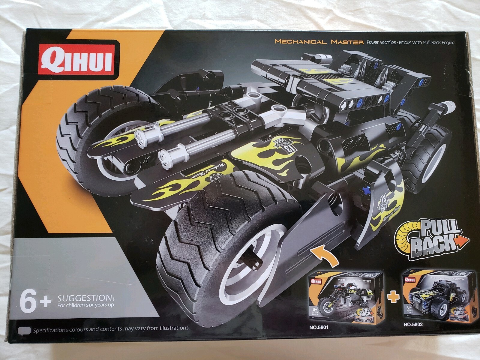 Qihui Mechanical Master Toy Truck 183 pieces No. 5801 Brand New US Seller