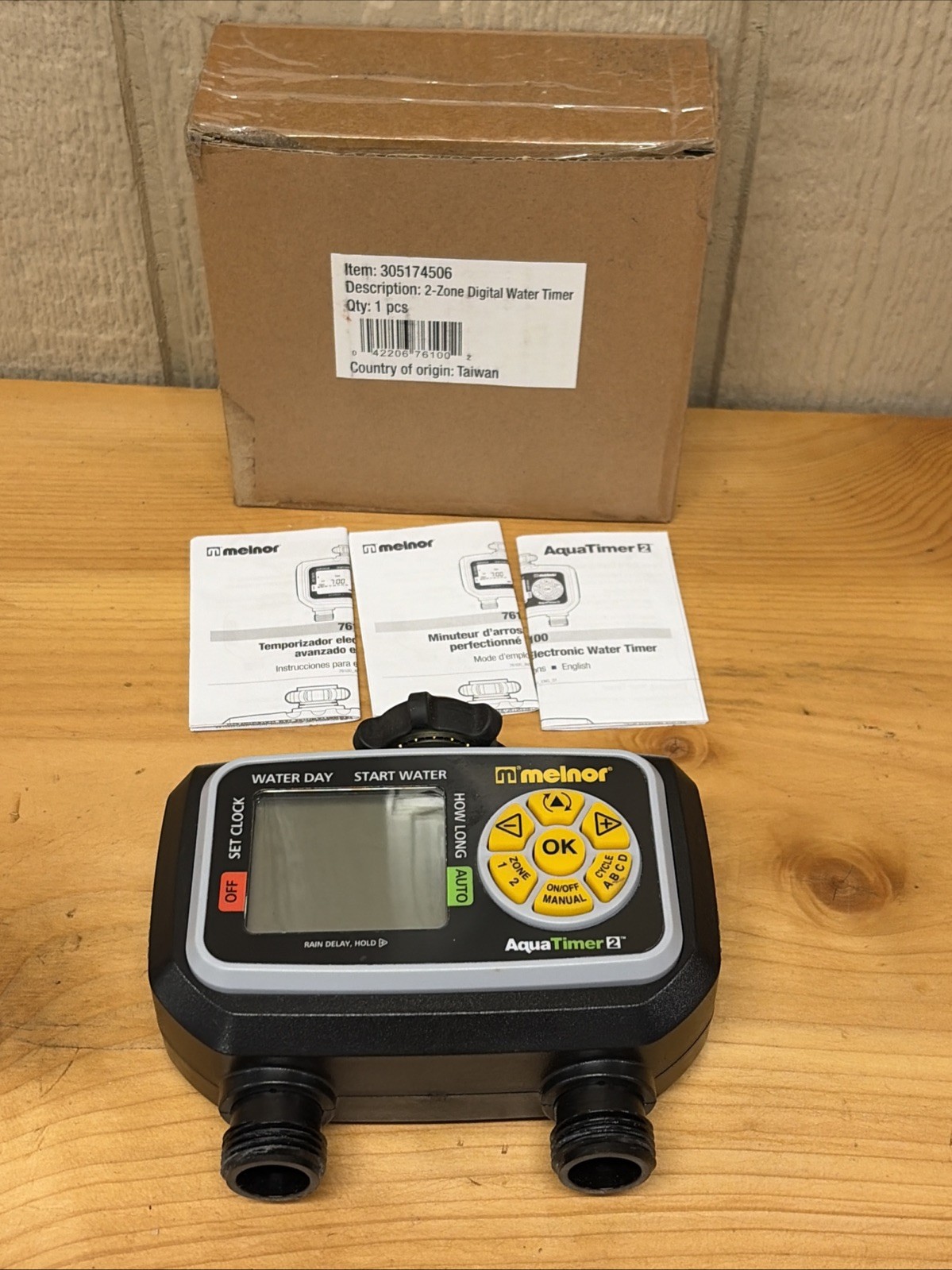Melnor Aqua Timer 2 Zone Sprinkler Control Unit #3100