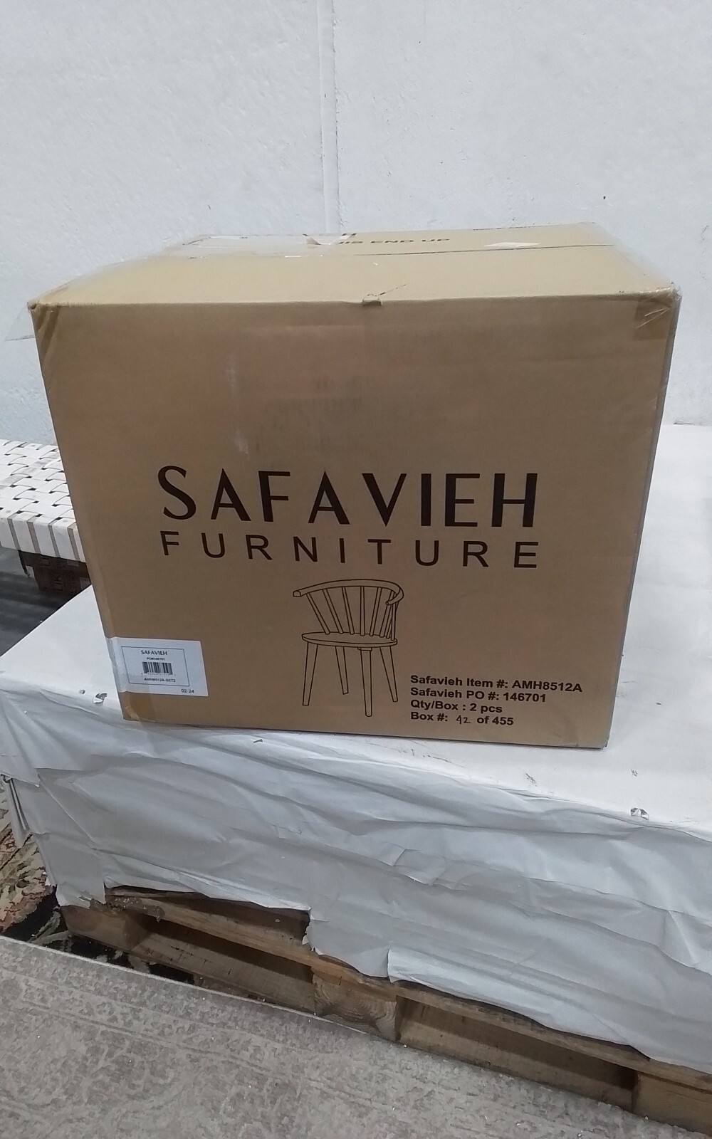 Safavieh BLANCHARD SIDE CHAIR, Reduced Price 2172754101 AMH8512A
