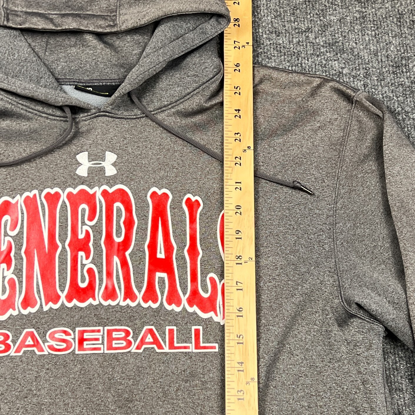 Jackson Generals Baseball Hoodie Adult Small S Loose Minor League Sweatshirt