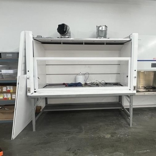 Used 8′ x 4′ Fisher American Fume Hood - Good Condition, ready for calibration