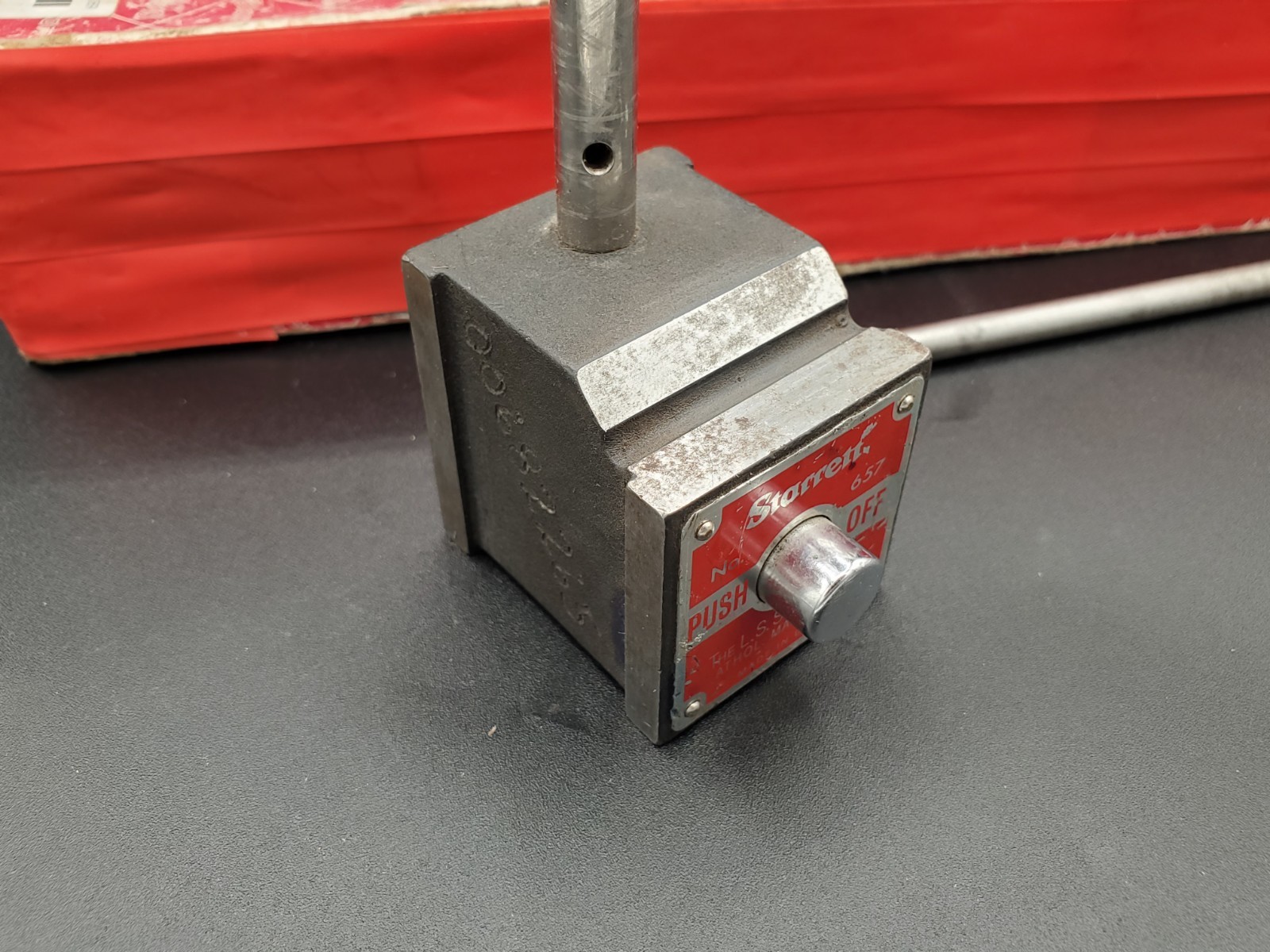 Starrett No. 657AA Magnetic Base - 657 Mag Incomplete Set Tested