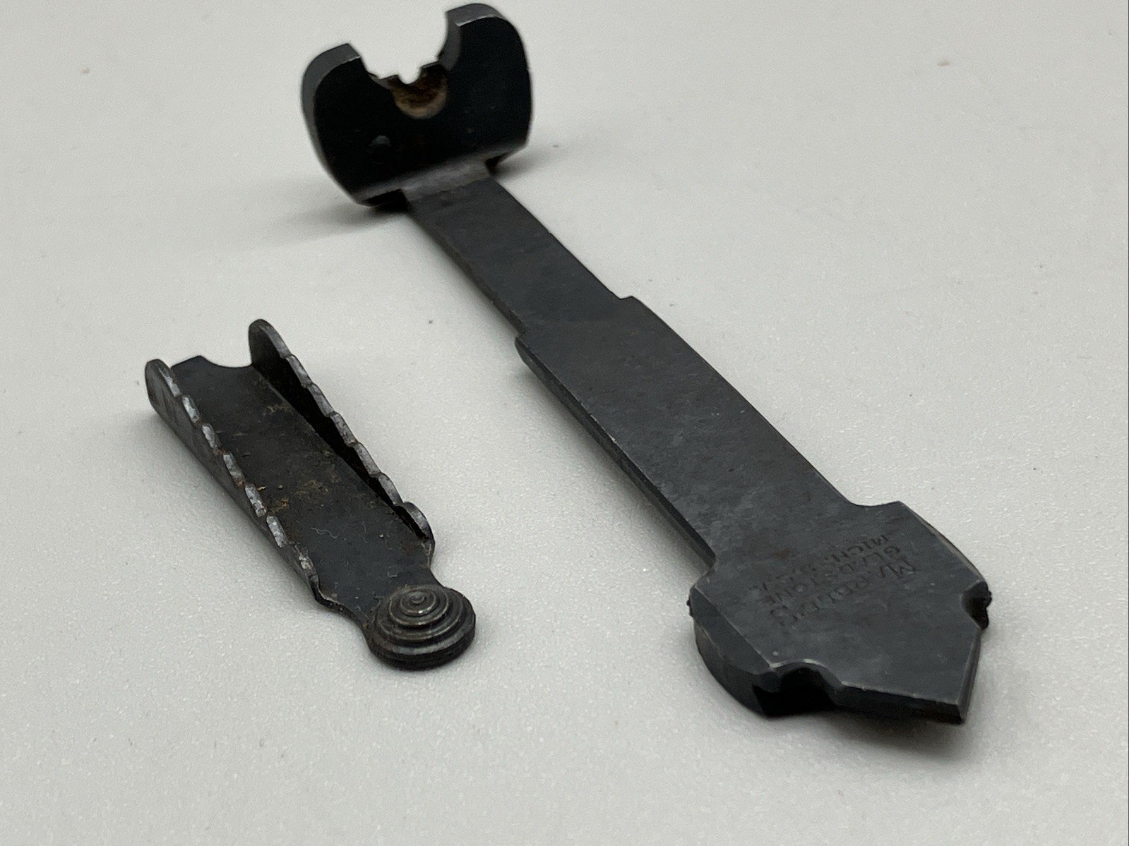 Marbles Semi-Buckhorn Adjustable Rear Sight & Elevator For 3/8” Dovetail